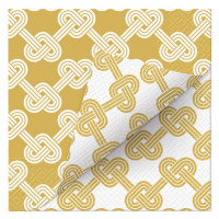 PAW - Ubrousky L 33x33cm Double Design Time Hearts Pretzels