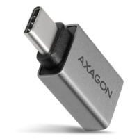 AXAGON RUCM-AFA, adapter USB-C (M) -> USB-A (F), USB 10Gbps, sync & charge 3A, ALU