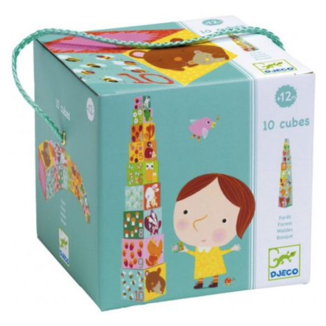 Skládací kostky Lesní zvířátka DJECO