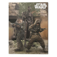 Obraz na plátně Star Wars Rogue One - Pao, Bistan & K - 2S0, 2 - 80×60 cm