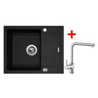 Sinks Linea 600 XC Granblack + Elka