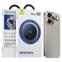 Blueo Sapphire Crystal Stainless Steel Camera Lens Protector Grey iPhone 15 Pro BSCL-I15PRO-GREY