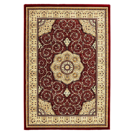 Červený koberec Think Rugs Heritage, 140 x 80 cm