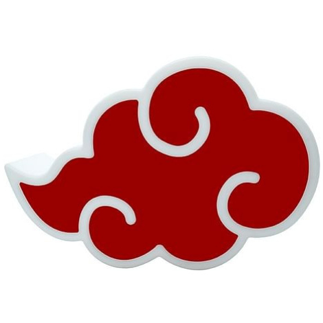 Lampička Naruto Shippuden - Akatsuki Cloud