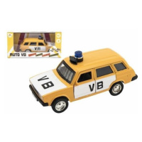 Teddies Policejní auto VB combi kov/plast 11,5cm na zpětné natažení na baterie se zvukem