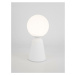 NOVA LUCE stolní lampa ZERO bílá sádra a opálové sklo G9 1x5W 230V IP20 bez žárovky 9577011