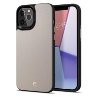 Kryt Spigen Leather Brick, stone - iPhone 12 Pro Max (ACS01650)