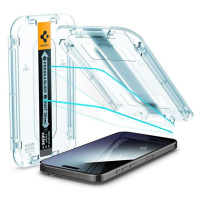 Spigen Glass tR EZ Fit 2 Pack tvrzené sklo iPhone 15 Pro čiré
