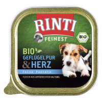 Rinti Feinest BIO Pur drůbeží srdíčka 22 × 150 g
