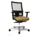Topstar Kancelářská otočná židle SITNESS 60, s prodyšným opěradlem, včetně područek, světle hněd
