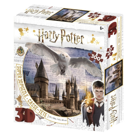 3D puzzle Harry Potter Bradavice a Hedwig 300 ks Sparkys