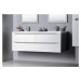 SAPHO Koupelnový set WAVE 150, bílá/dub stříbrný KSET-049