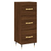 vidaXL Skříň highboard hnědý dub 34,5 x 34 x 180 cm kompozitní dřevo