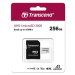 Transcend microSDXC UHS-I U3 256GB TS256GUSD300S-A Stříbrná
