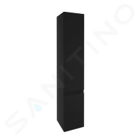 kielle 50202014 - Vysoká skříňka závěsná, 157x30x32 cm, matná černá