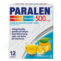 Paralen hor.náp.bez cukru 500mg por.plv.sol.scc.12