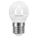 CENTURY LED MINI GLOBE ONDA 6W E27 3000K 470Lm 200d 45x78mm IP20 CEN ONH1G-062730