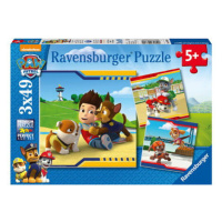 Ravensburger Tlapkova Patrola Puzzle 3x49 dílků