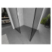 MEXEN/S Kioto Sprchová zástěna Walk-in 150 x 80 cm, černý vzor, bílá 800-150-202-20-70-080