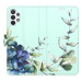 iSaprio flip pouzdro Blue Flowers pro Samsung Galaxy A32 5G