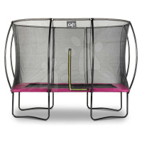 Trampolína s ochrannou sítí Silhouette trampoline Pink Exit Toys 214*305 cm růžová