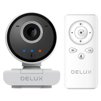 Delux Chytrá webová kamera se sledováním a vestavěným mikrofonem Delux DC07 (bílá) 2MP 1920x1080