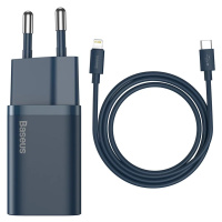 Nabíječka Baseus Super Si Quick Charger 1C 20W with USB-C cable for Lightning 1m (blue) (6953156