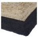 DekorStyle Jutový koberec DYWAN 170 cm černý/hnědý