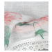 ArtFir Záclona ASTEJA P | růžové květy 150 x 60 cm