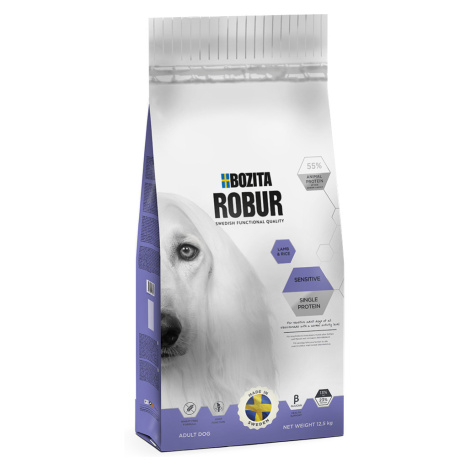 Bozita Robur Sensitive Single Protein jehněčí & rýže - 2 x 12,5 kg