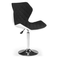 Barová židle Matrix 2, bílo-černá