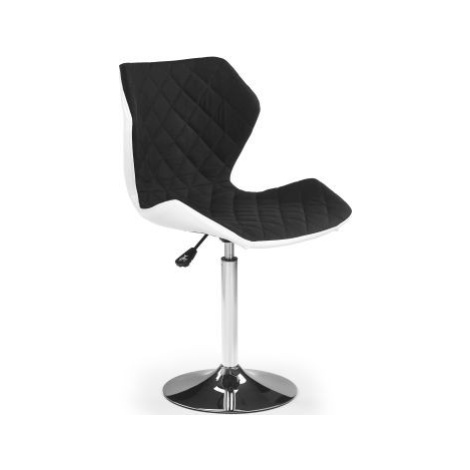 Barová židle Matrix 2, bílo-černá FOR LIVING