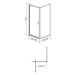 CERSANIT Sprchový kout ARTECO čtverec 90x190, kyvný, čiré sklo S157-010