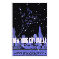 Ilustrace New York City Ballet, 1960, 26.7 × 40 cm