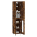 vidaXL Skříň highboard kouřový dub 34,5 x 34 x 180 cm kompozitní dřevo