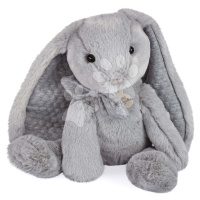 Plyšový zajíček Bunny Pearl Grey Les Preppy Chics Histoire d’ Ours šedý 40 cm v dárkovém balení 
