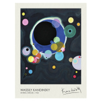 Obrazová reprodukce Several Circles (1922), Wassily Kandinsky, 30 × 40 cm