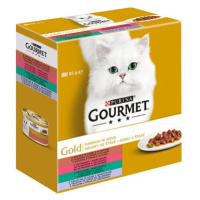 Gourmet Gold Multipack kousky ve šťávě se zeleninou 8 × 85 g