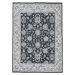 Diamond Carpets koberce Ručně vázaný kusový koberec Diamond DC-98 JN Black/ivory - 140x200 cm