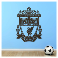 Dřevěné logo klubu na zeď - Liverpool