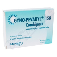 Gyno-Pevaryl Combipack150mg+10mg crm+vag.glb.3+15g