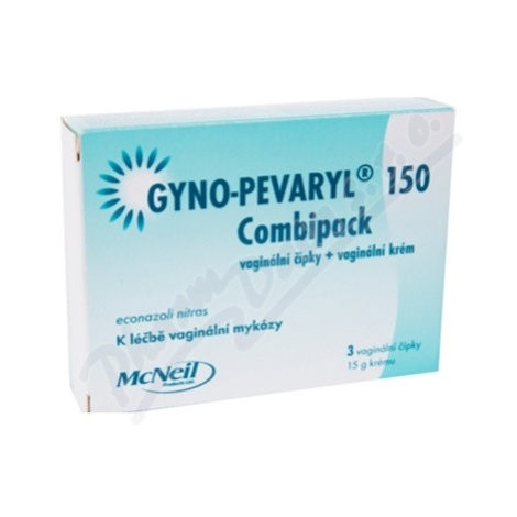 Gyno-Pevaryl Combipack150mg+10mg crm+vag.glb.3+15g