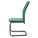 Jídelní židle SCK-444 tmavě zelená/černá