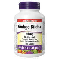 Webber Naturals Ginkgo Biloba 60 mg 180 tbl