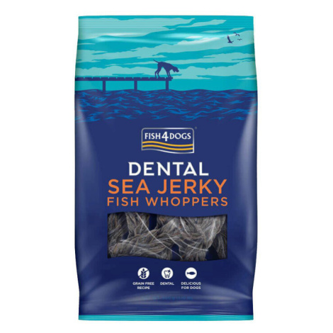 FISH4DOGS Pamlsky pro psy DENTAL SEA mořská ryba - kousky 500 g