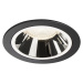 SLV BIG WHITE NUMINOS DL L vnitřní LED zápustné stropní svítidlo černá/chrom 4000 K 55° 1003969
