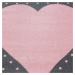 Ayyildiz koberce Dětský kusový koberec Bambi 830 pink kruh Rozměry koberců: 120x120 (průměr) kru