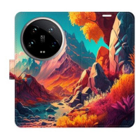 iSaprio Flip pouzdro Colorful Mountains pro Xiaomi 14 Ultra