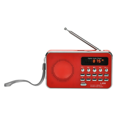 Bravo Rádio Sam B-6039 - Červená