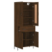 vidaXL Skříň highboard hnědý dub 69,5 x 34 x 180 cm kompozitní dřevo